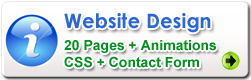 Affordable web design packages by offshore company